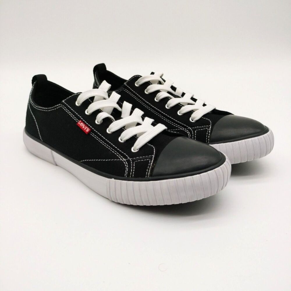 Levi's Women's Size 9 Black Anikin Canvas Sneaker